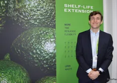 Kevin McCarthy with Hazel Technologies, a shelf-life extension technology company. It’s the first time Hazel exhibits at Fruit Logistica Berlin.